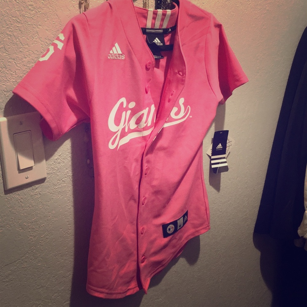 A Giants button shirt